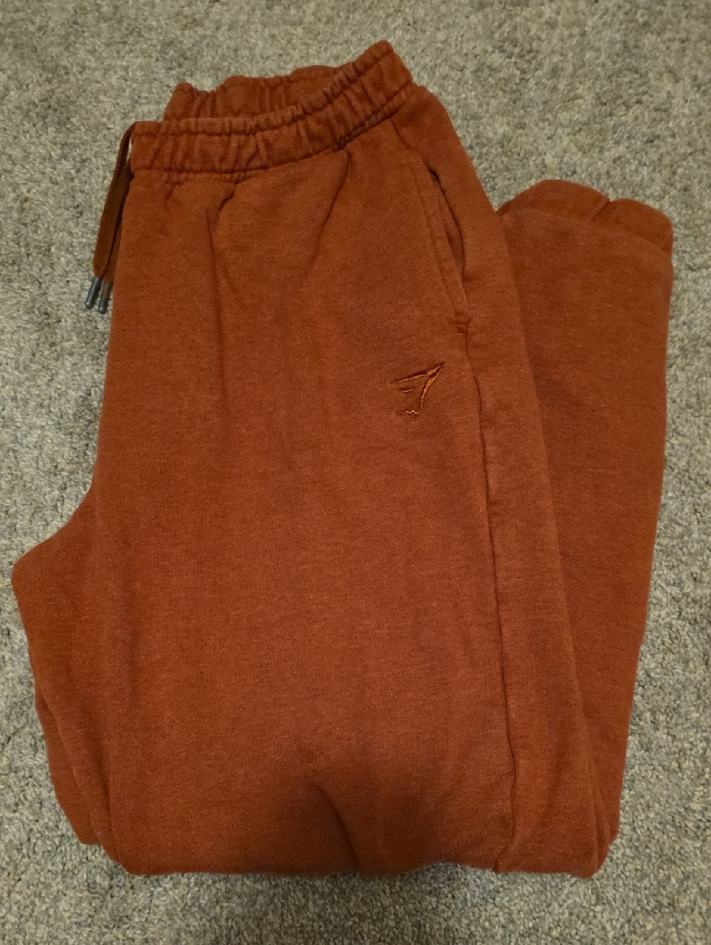 Gymshark Burnt Orange Jogger Pants
